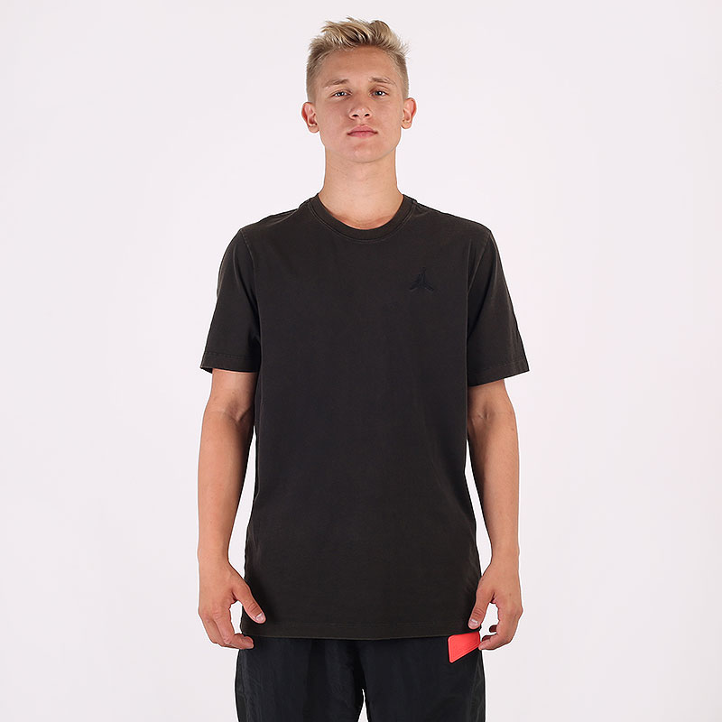 мужская коричневая футболка Jordan Washed T-Shirt CJ6225-010 - цена, описание, фото 1